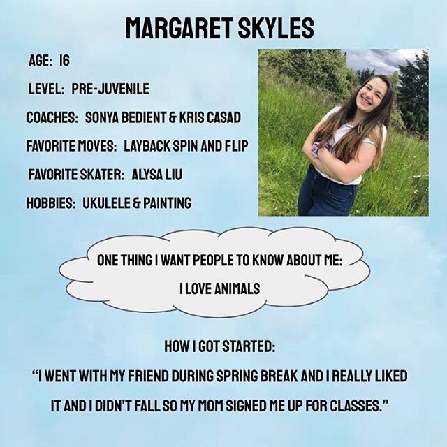 Skater of the week⁣⁣
⁣⁣⁣
Margaret is one of our WFSC Sportsmanship Award winners, and she has just celebrated her sweet 16th birthday couple weeks ago! 🎉⛸
⁣
#TeamWFSC #SkaterOfTheWeek #usfigureskating