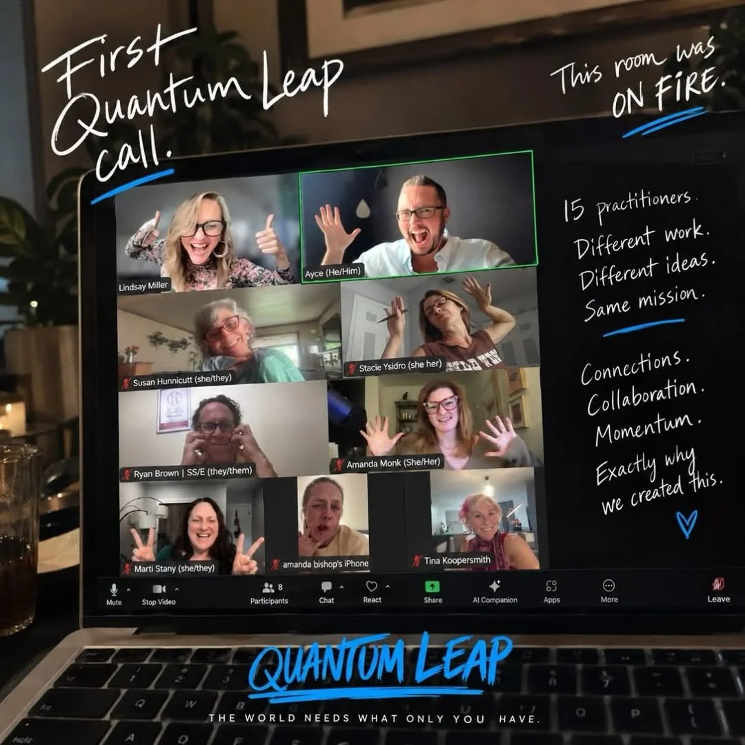 Our first Quantum Leap call on Zoom