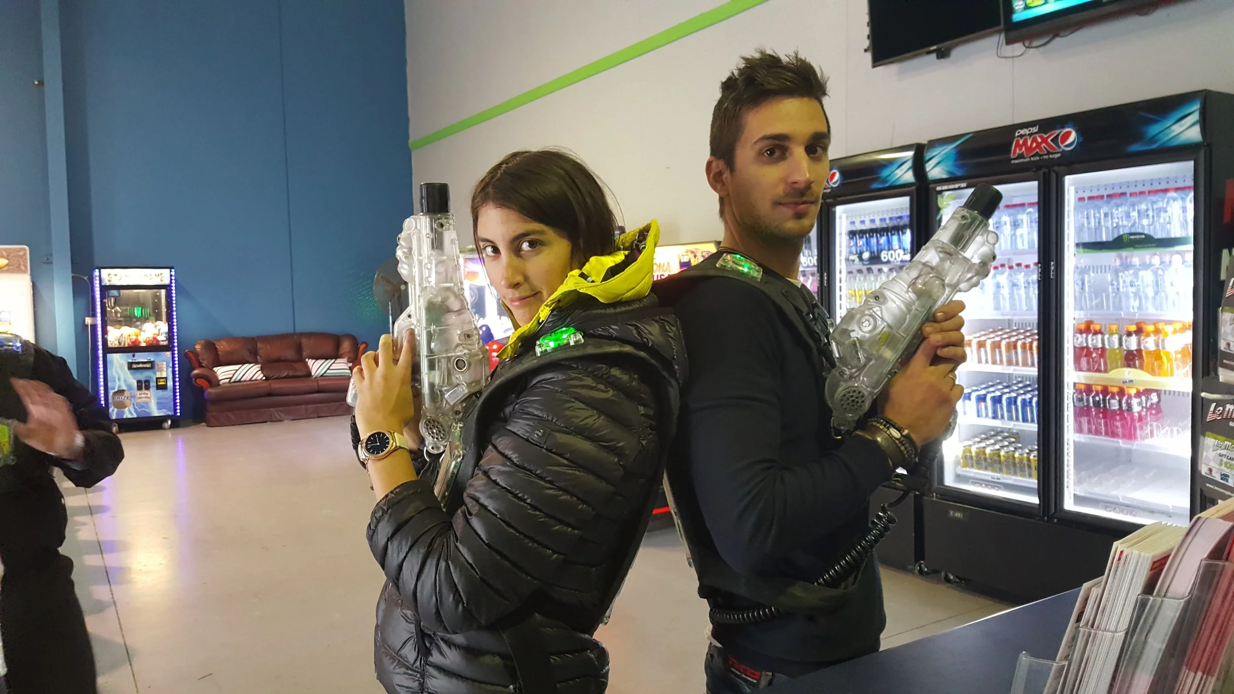 Ale and I made a good duo, with a combined team score of over 9500 points!