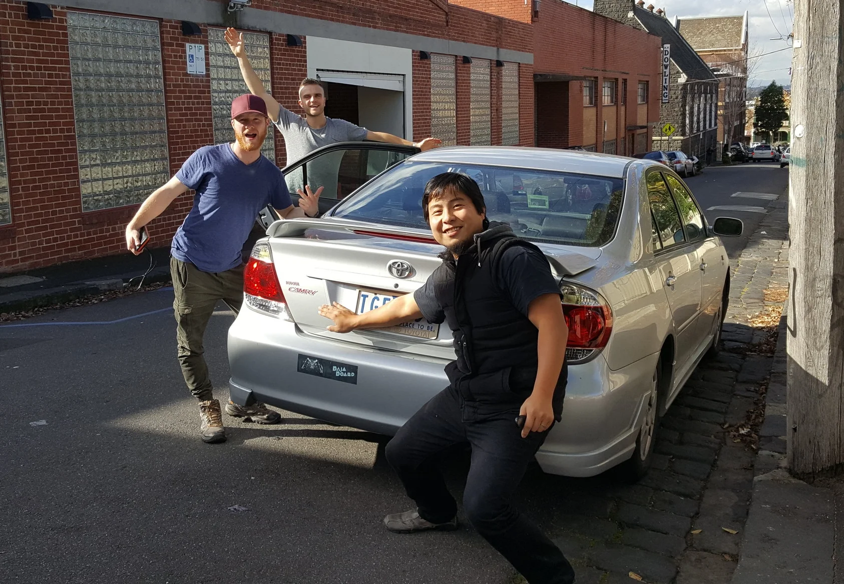 The guys are ready for some fun!