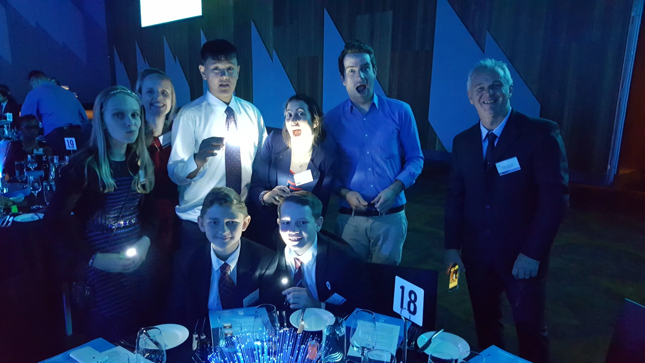 Enjoying our table with PowerShot