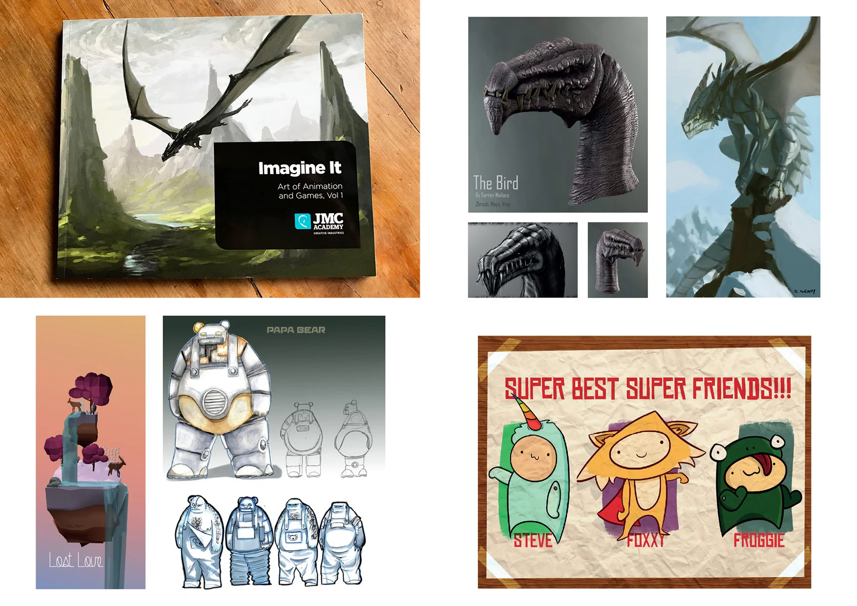 JMC Academy Animation & Games Art Book