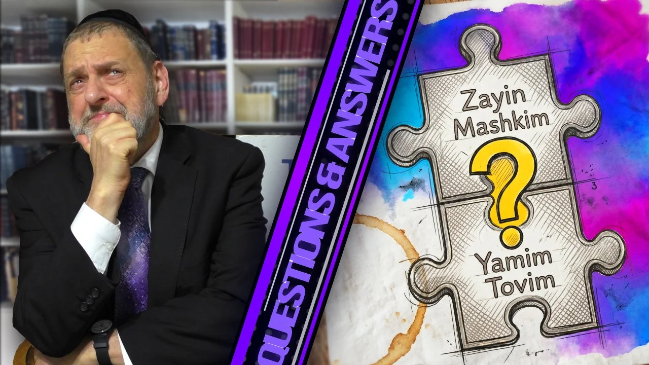 Why Is There A Connection Between The Zayin Mashkim And The Yamim Tovim?