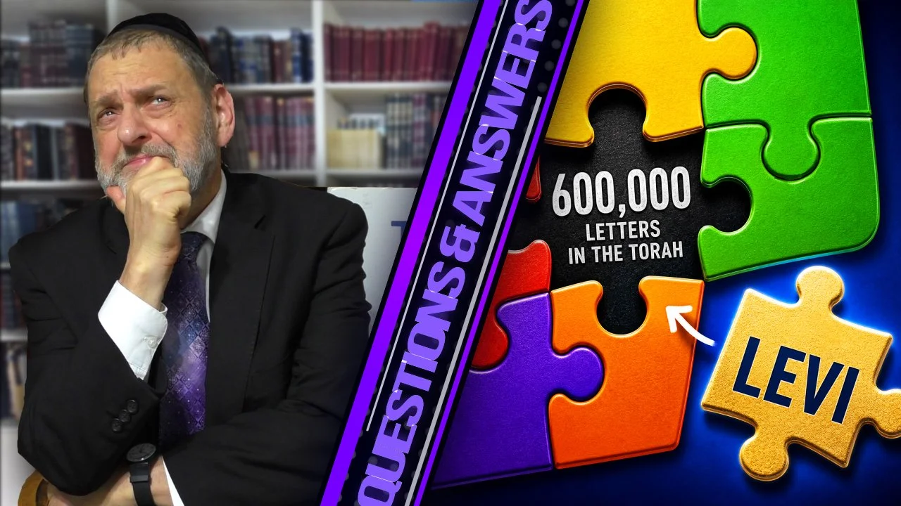 If There Are 600,000 Letters in the Torah, Where Are the Leviim?