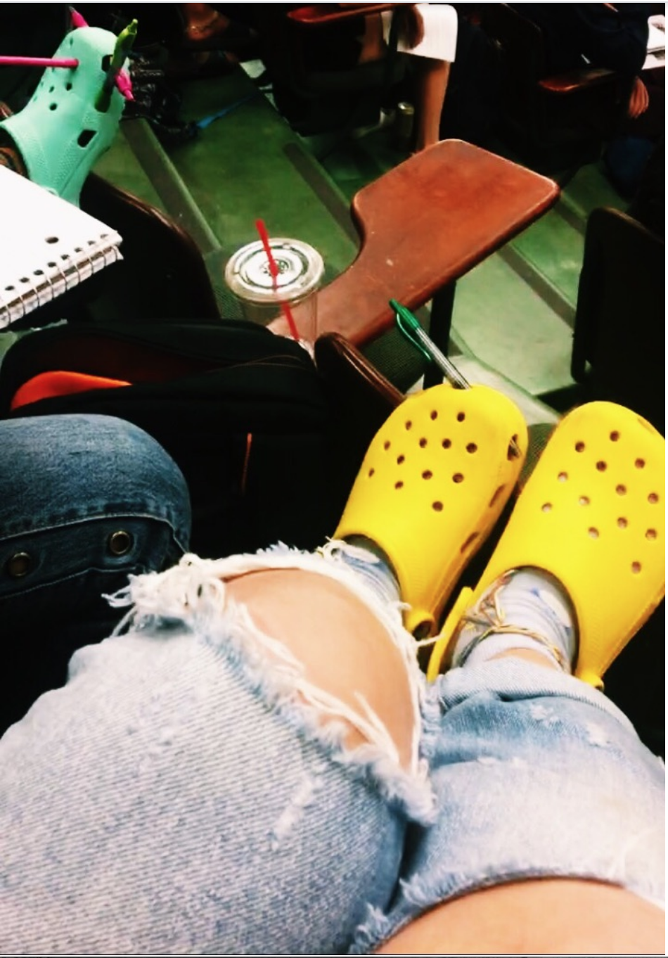 The Crocs in question.