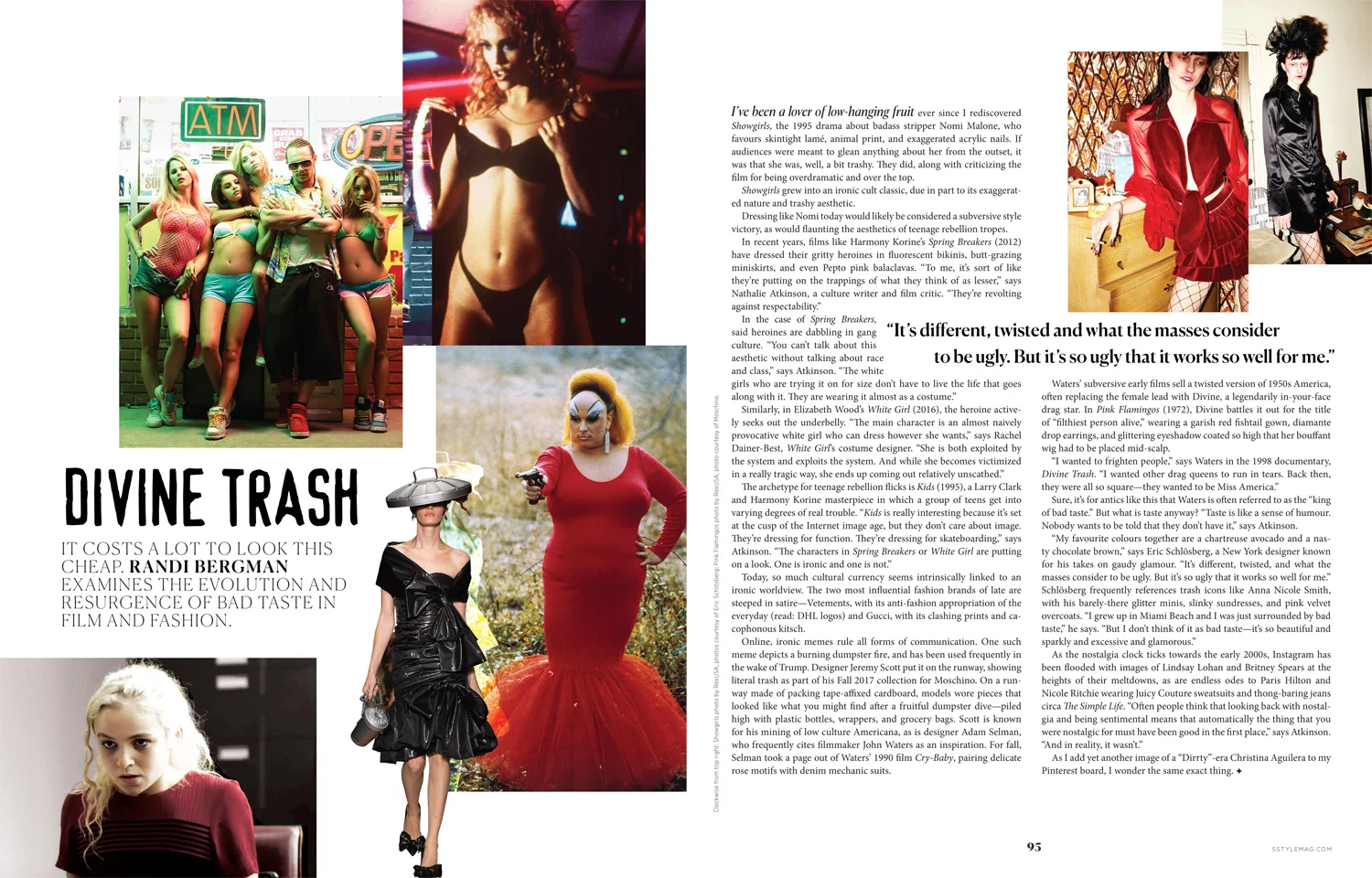 "Divine Trash" - S/ Magazine