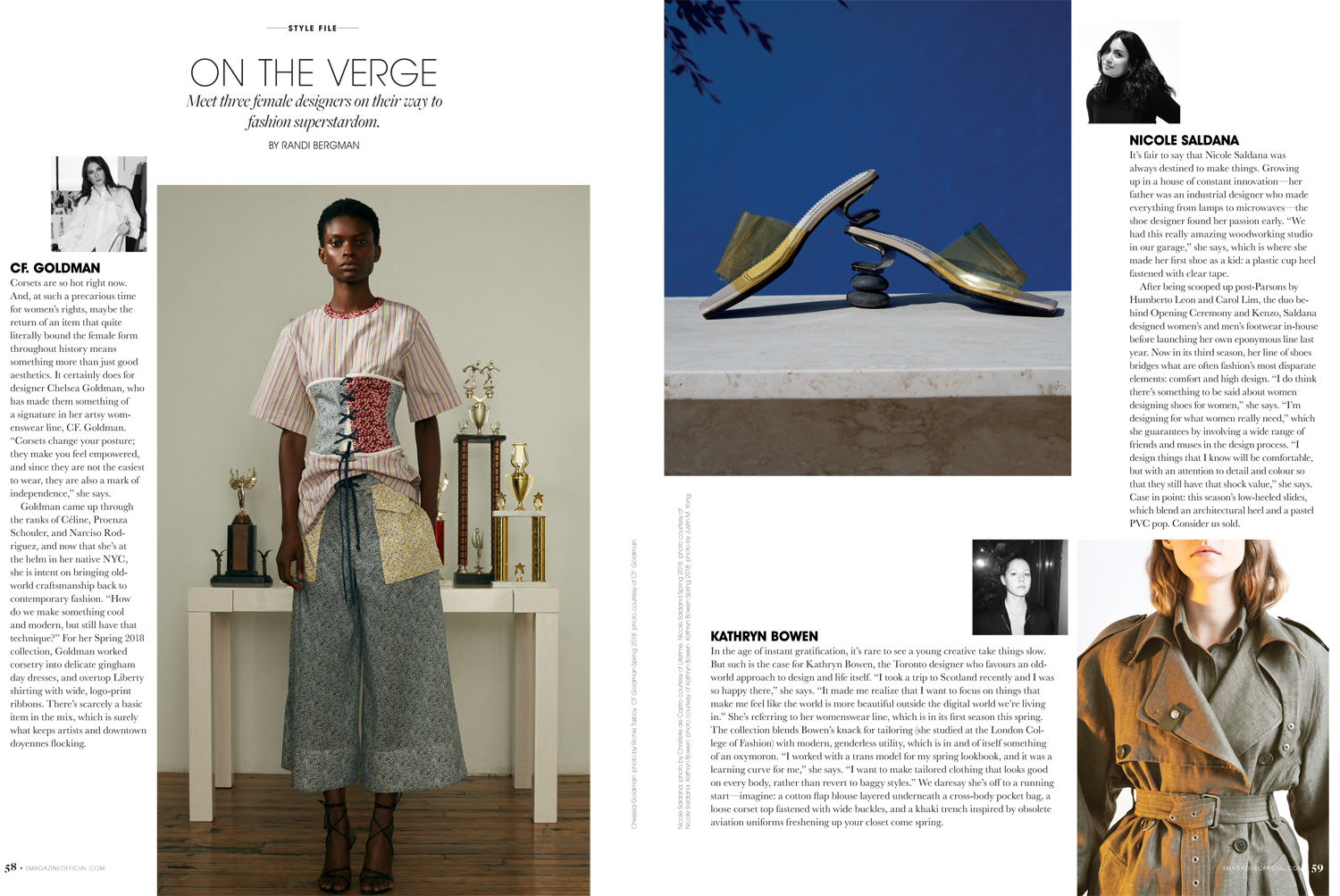 "On the Verge" - S/ Magazine