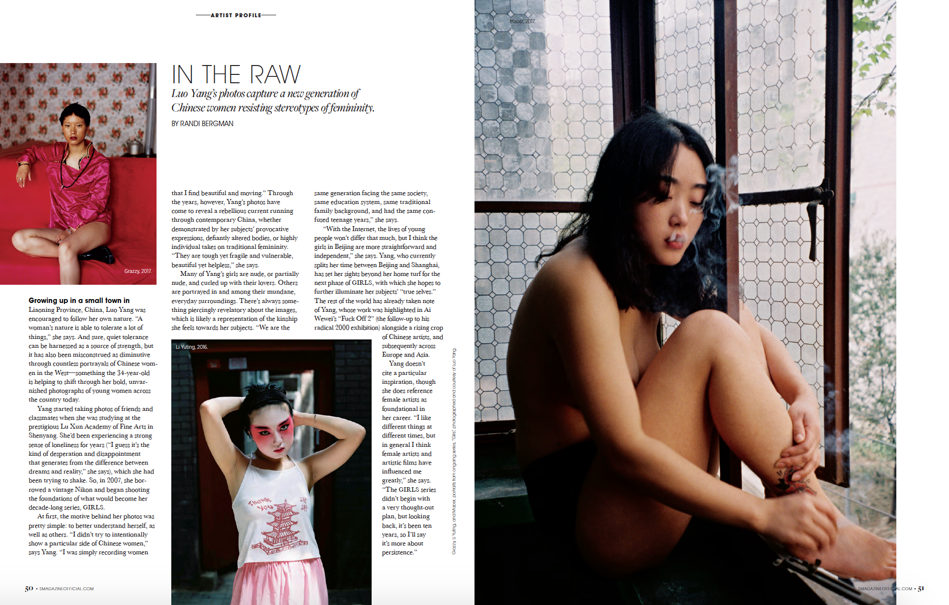 "In the Raw" - S/ Magazine