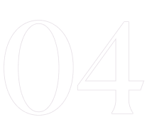 White outlined number 04 on a black background.