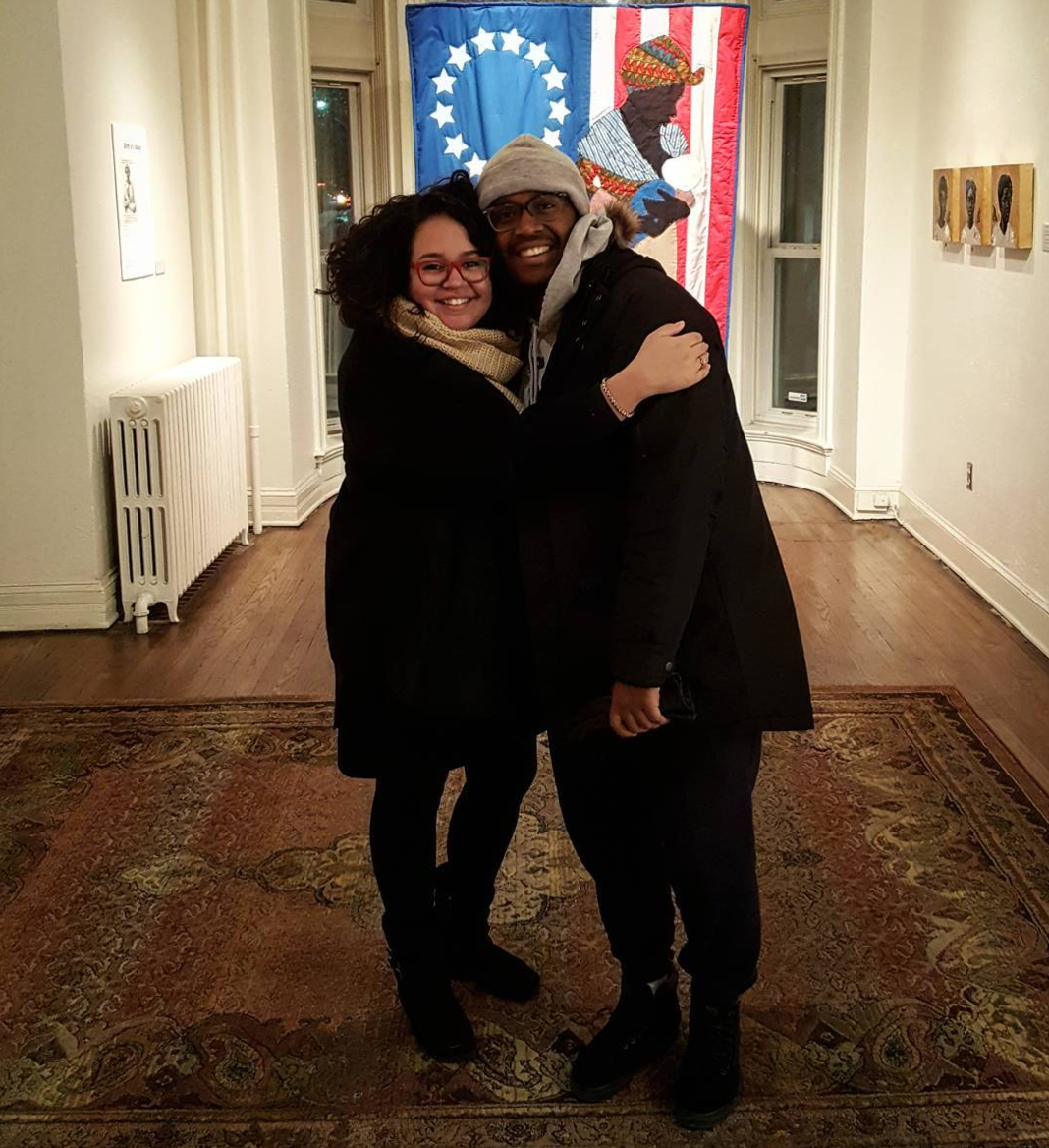 #TBT to that time I went to Baltimore to see Jermaine and we checked out “Take Me Away To The Stars” a solo exhibition by Stephen Towns. Image by Anthony Summers.