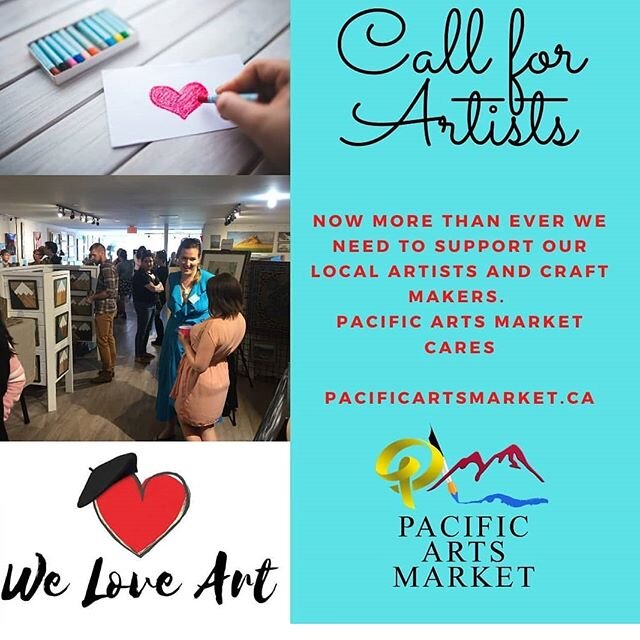 A venue for your Art! Check it out. #pacificartsmarket #localart #vancouverbc @pacific_arts_market