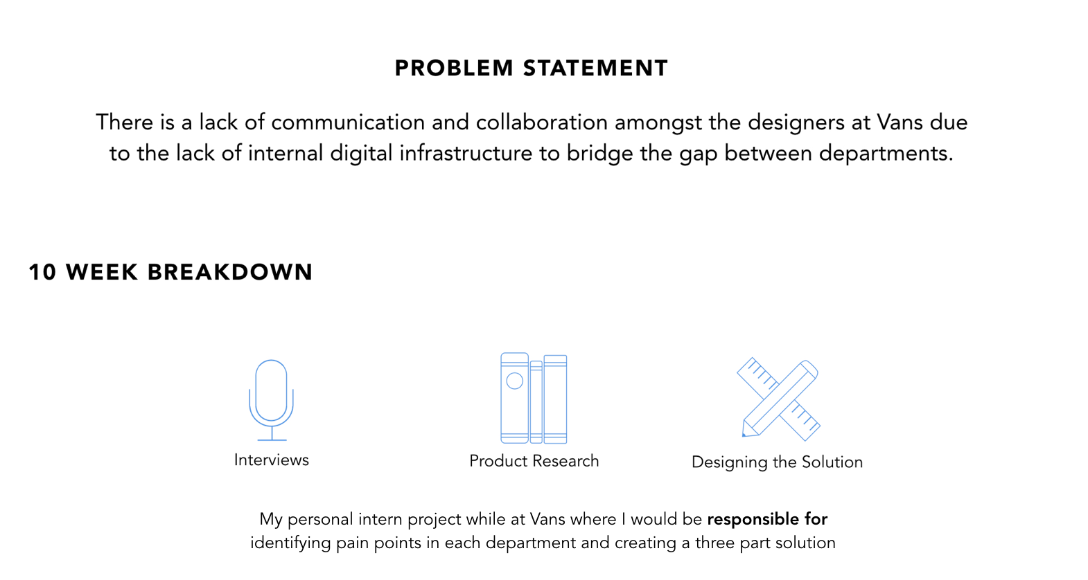 vans design internship