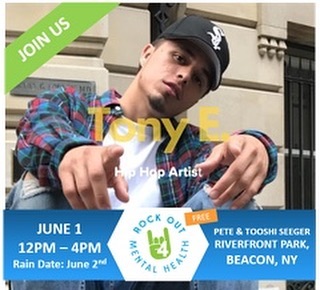 Join us for the this free event to see this artist and more as we seek to end the silence and take the first step toward a better tomorrow for all!
www.rockout4mentalhealth.com #iambeacon#hudsonvalley #rockout4mentalhealth