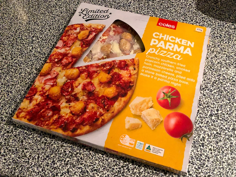 “Make it a parma night!” I will, box, I will.