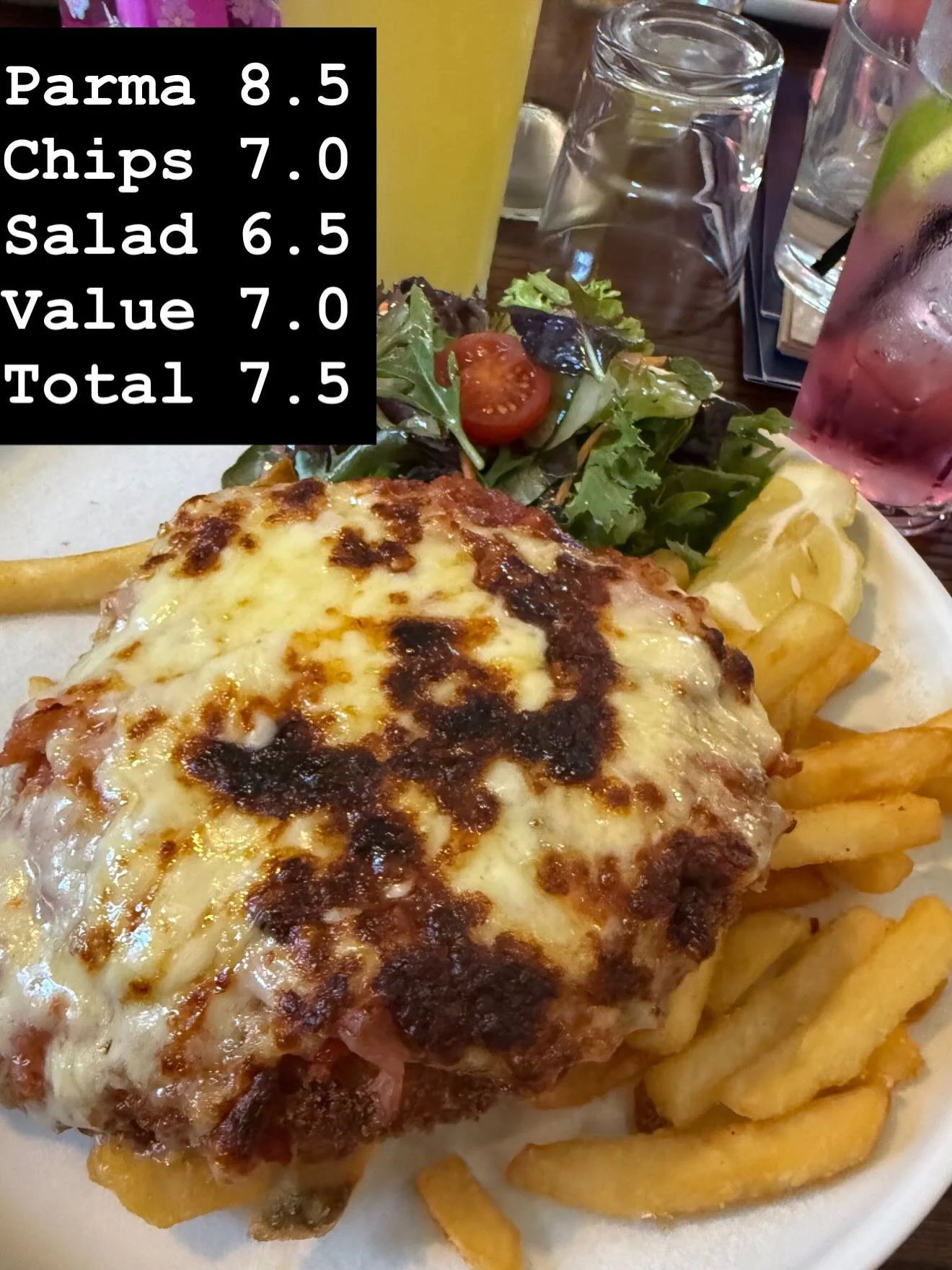 If you live in the northern suburbs then the Dirty Doot needs no introduction. The Doutta Galla Hotel was the fourth parma we ever attempted, way back in 2010, and at the time the parma was as dirty as the doot itself. Coles deli schnitzel, small, cr