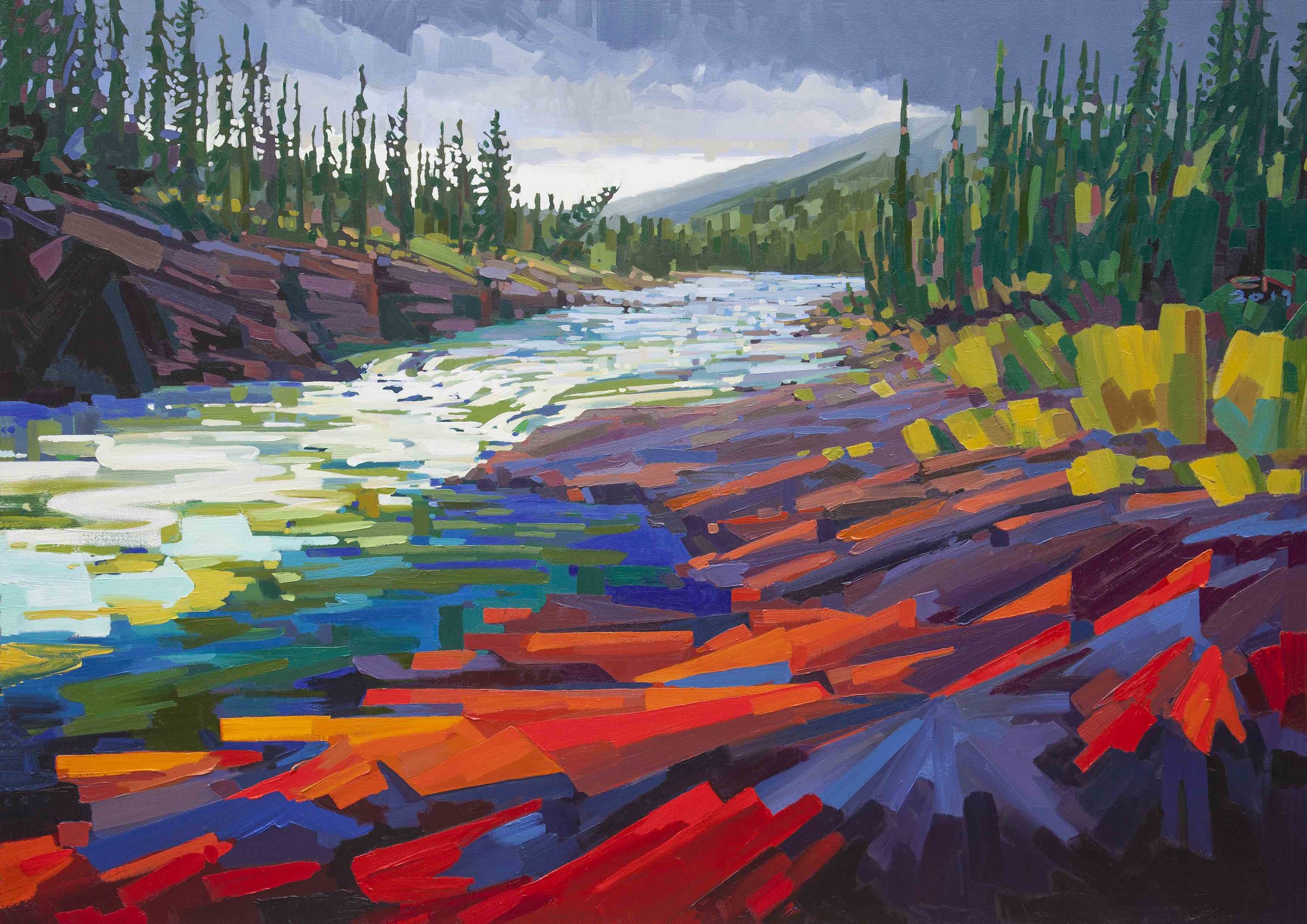 wwwCastleRiverWest50x7022oilonCanvasChrissyNIckerson.jpg