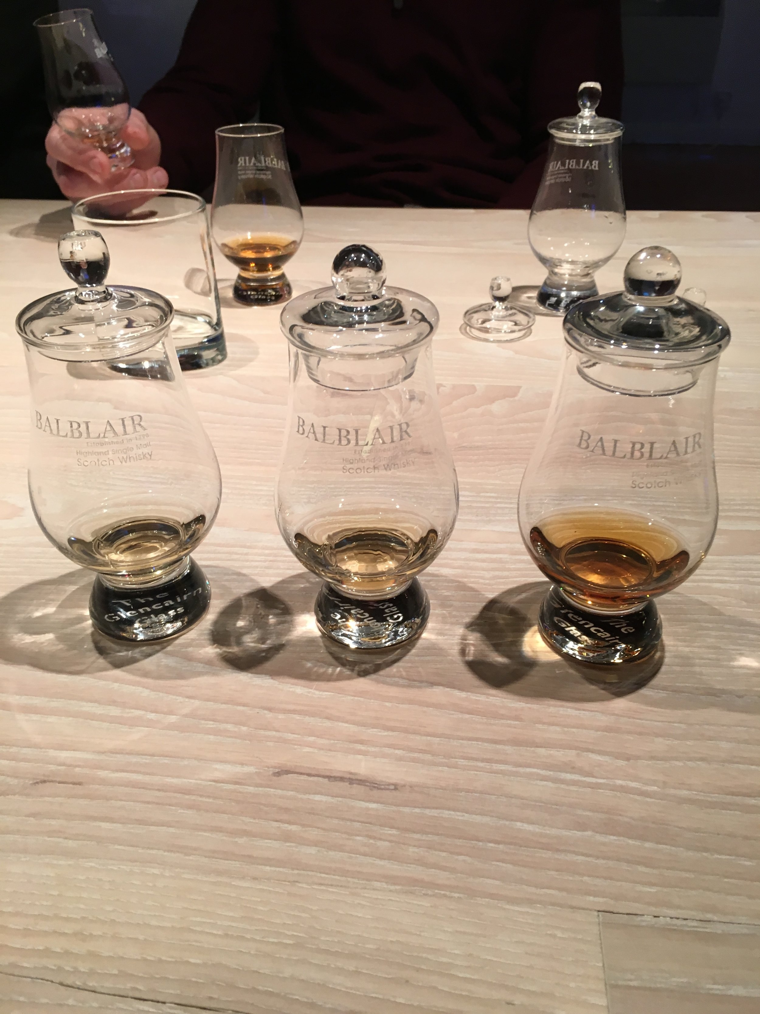 Tasting at Balblair Distillery 2017