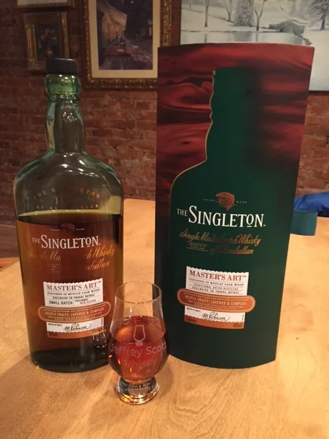 The Singleton of Glendullan Master's Art, Finished in Muscat Cask Wood, 40% ABV, NAS Travel Retail