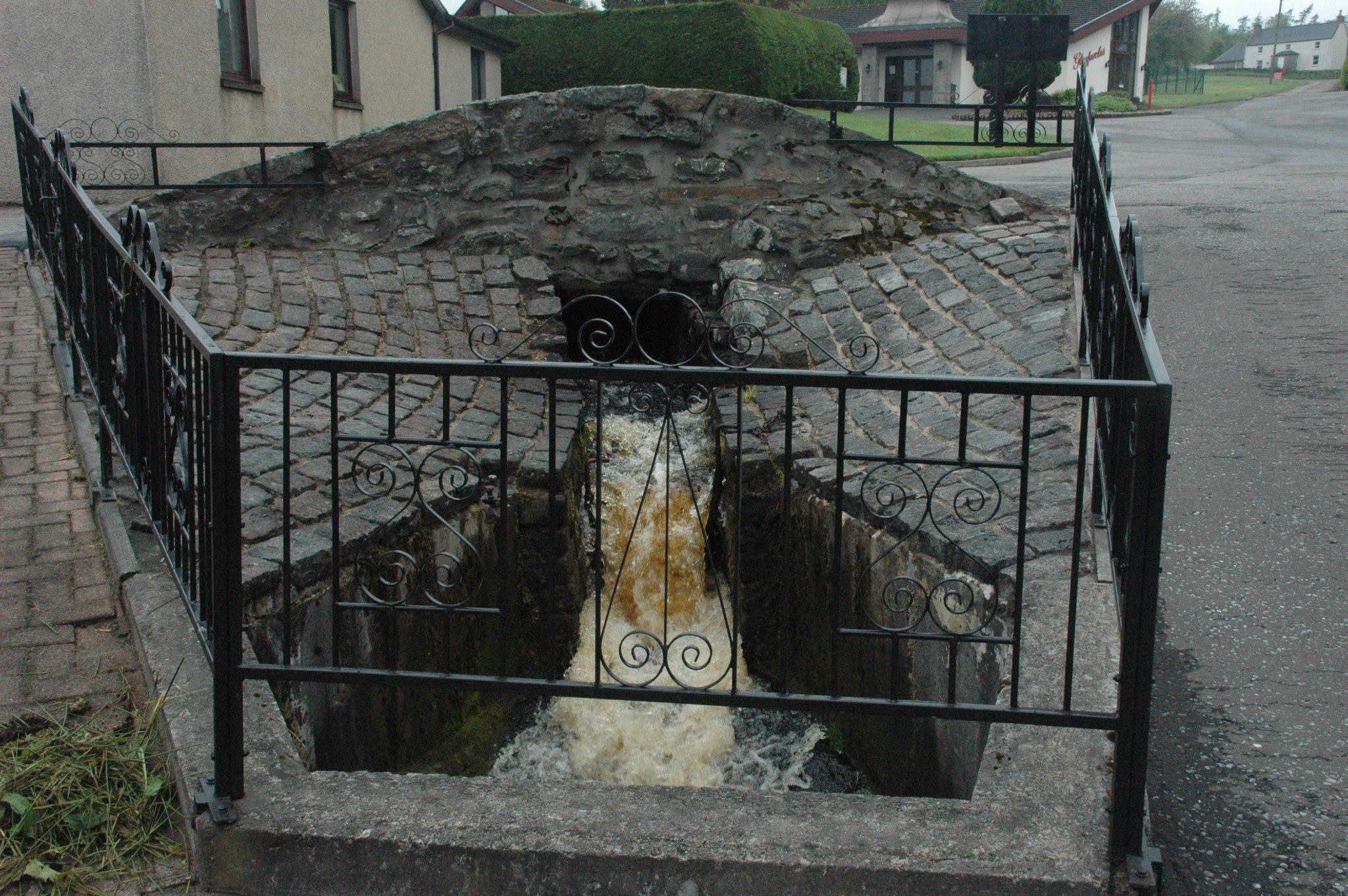 Water source at Glenarclas Distillery