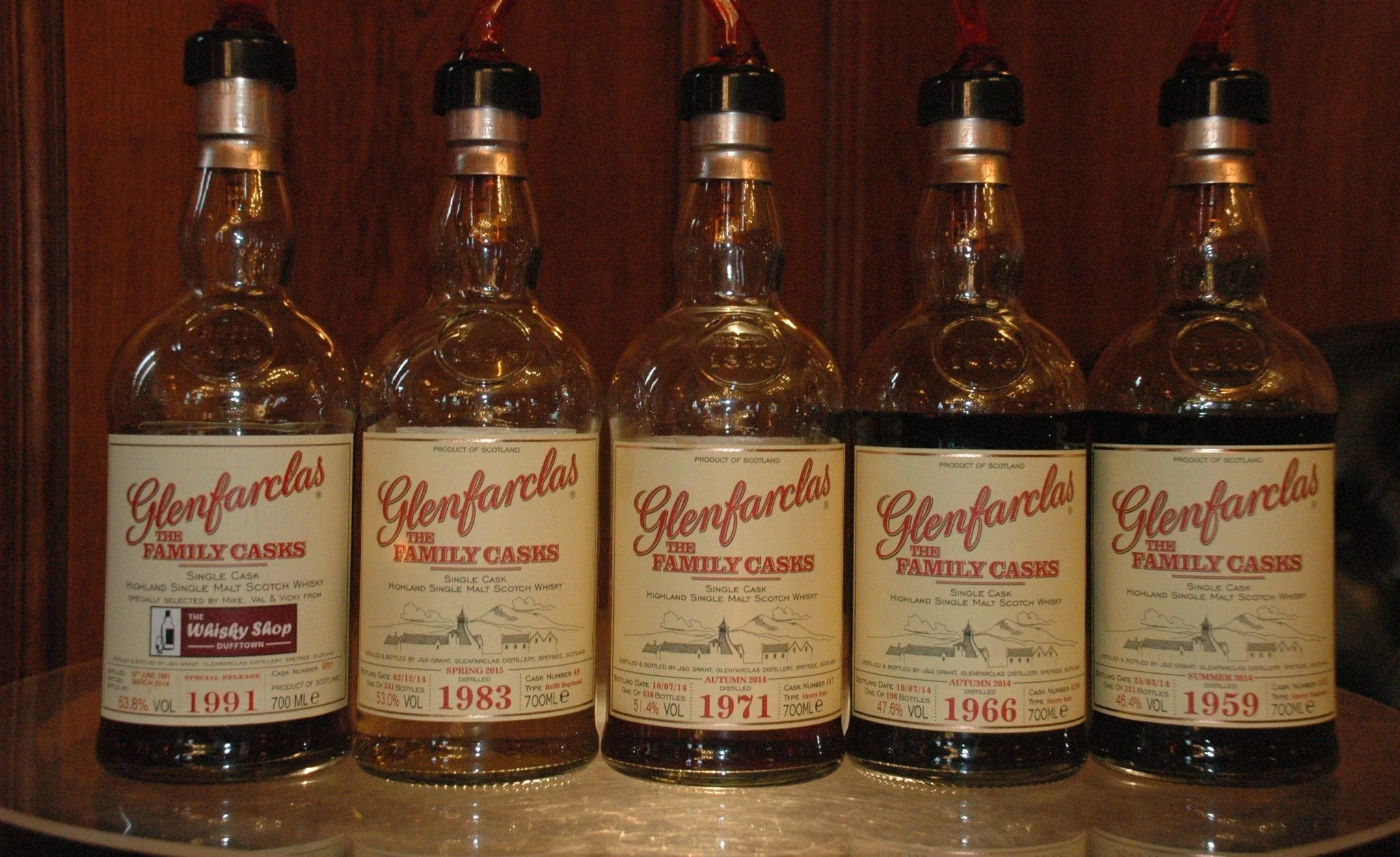 The Glenfarclas Ten Decades Tasting