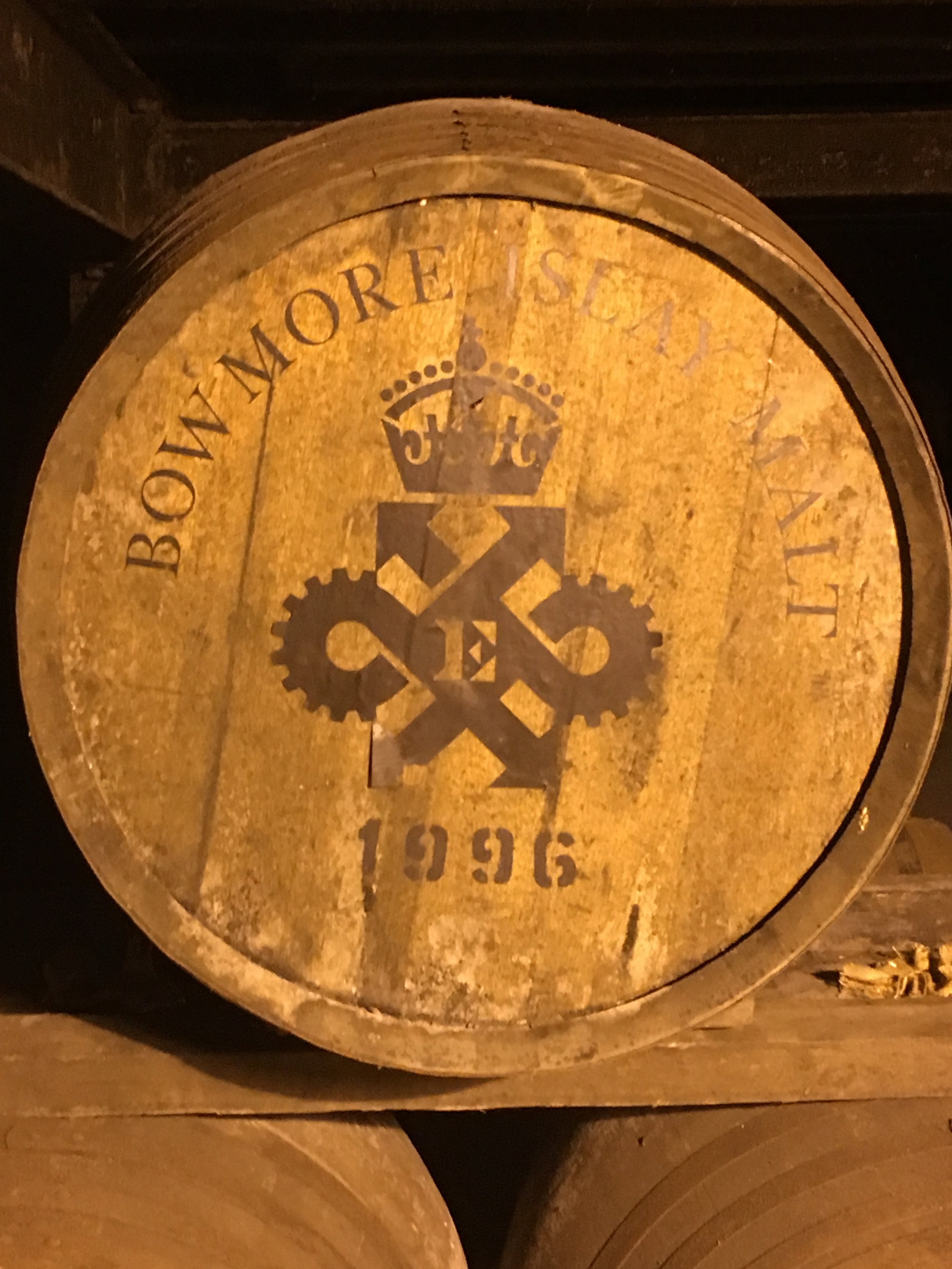 Maturing Cask at Bowmore Distillery