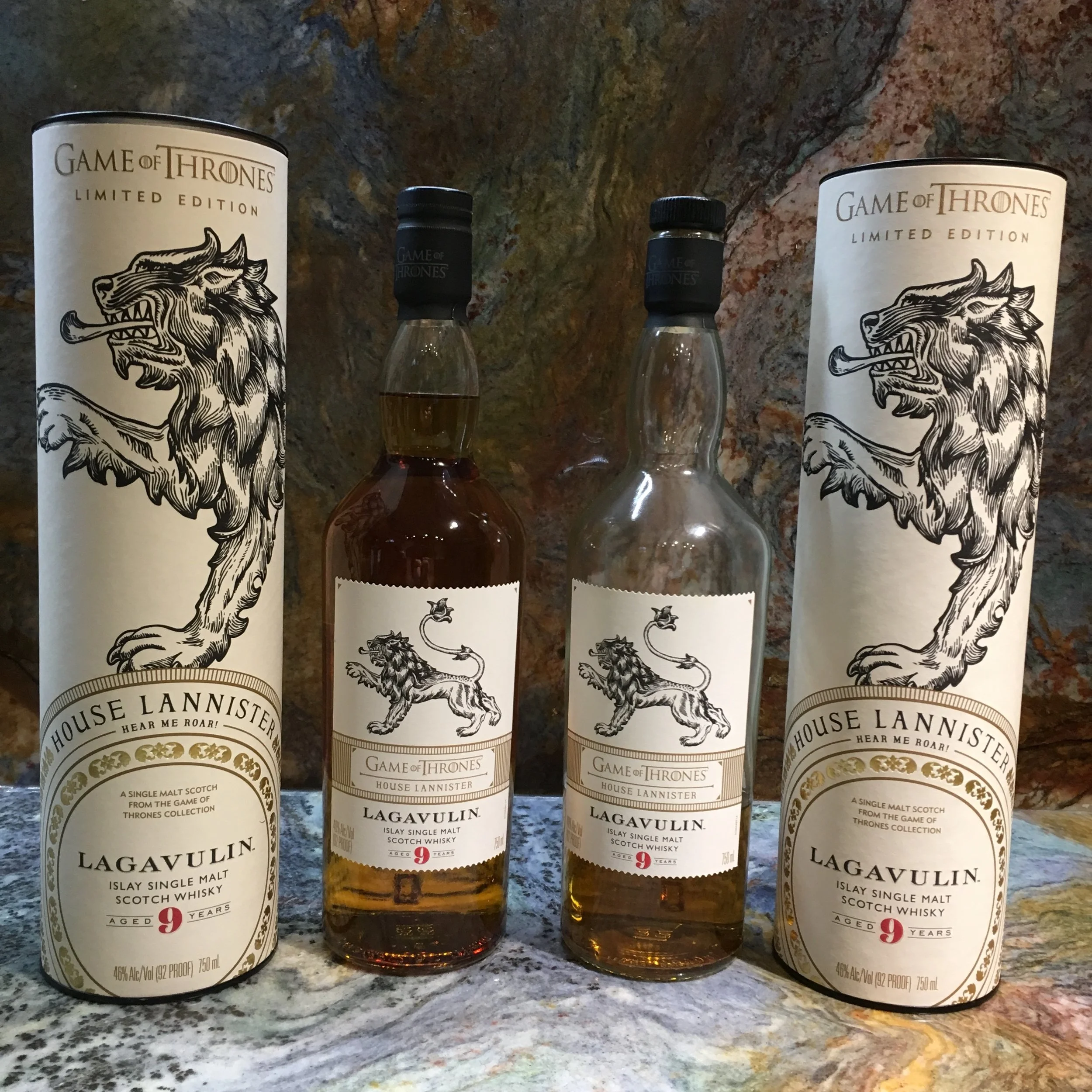 Lagavulin Aged 9 Years, 46% ABV, House Lannister Edition