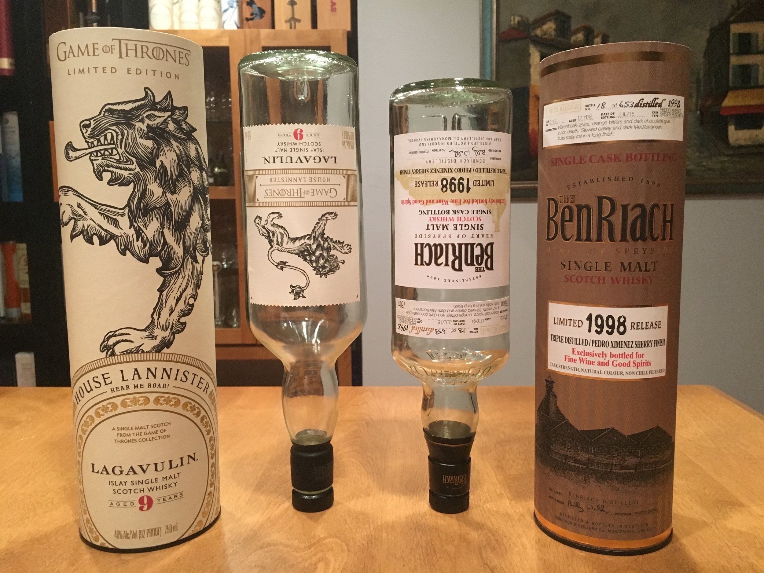 Bottle Kills: Lagavulin and BenRiach