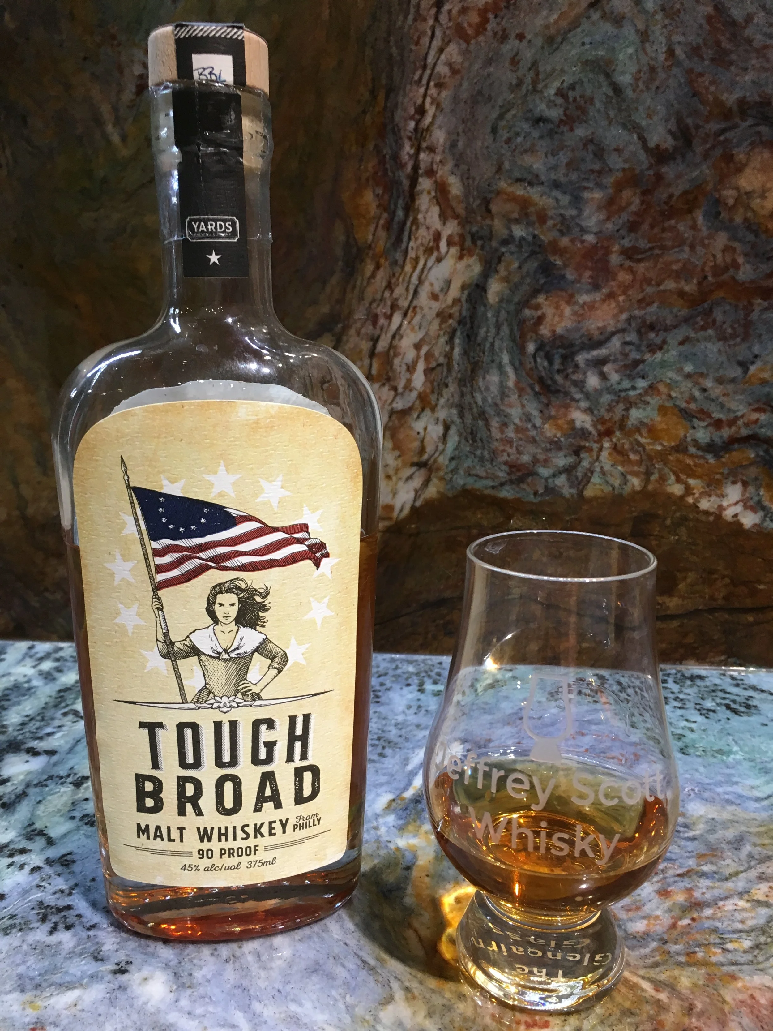 Philadelphia Distilling’s Tough Broad Malt Whiskey From Philly, BBL 3, Bottle 159, 45% ABV