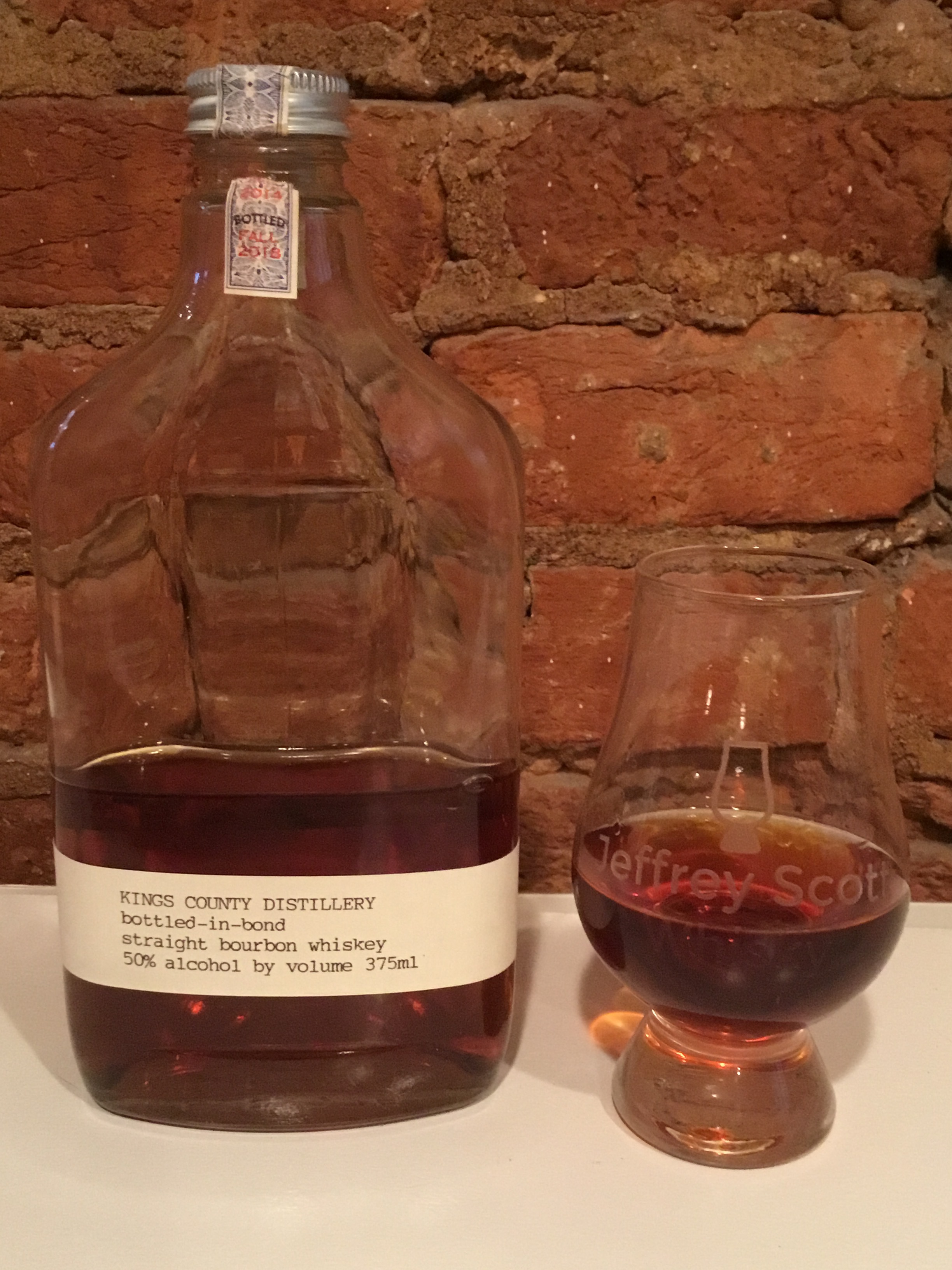 Kings County Distillery, Bottled in Bond Straight Bourbon Whiskey, 4 years old, 50% ABV