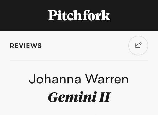 Pitchfork Album Review: "Gemini II"