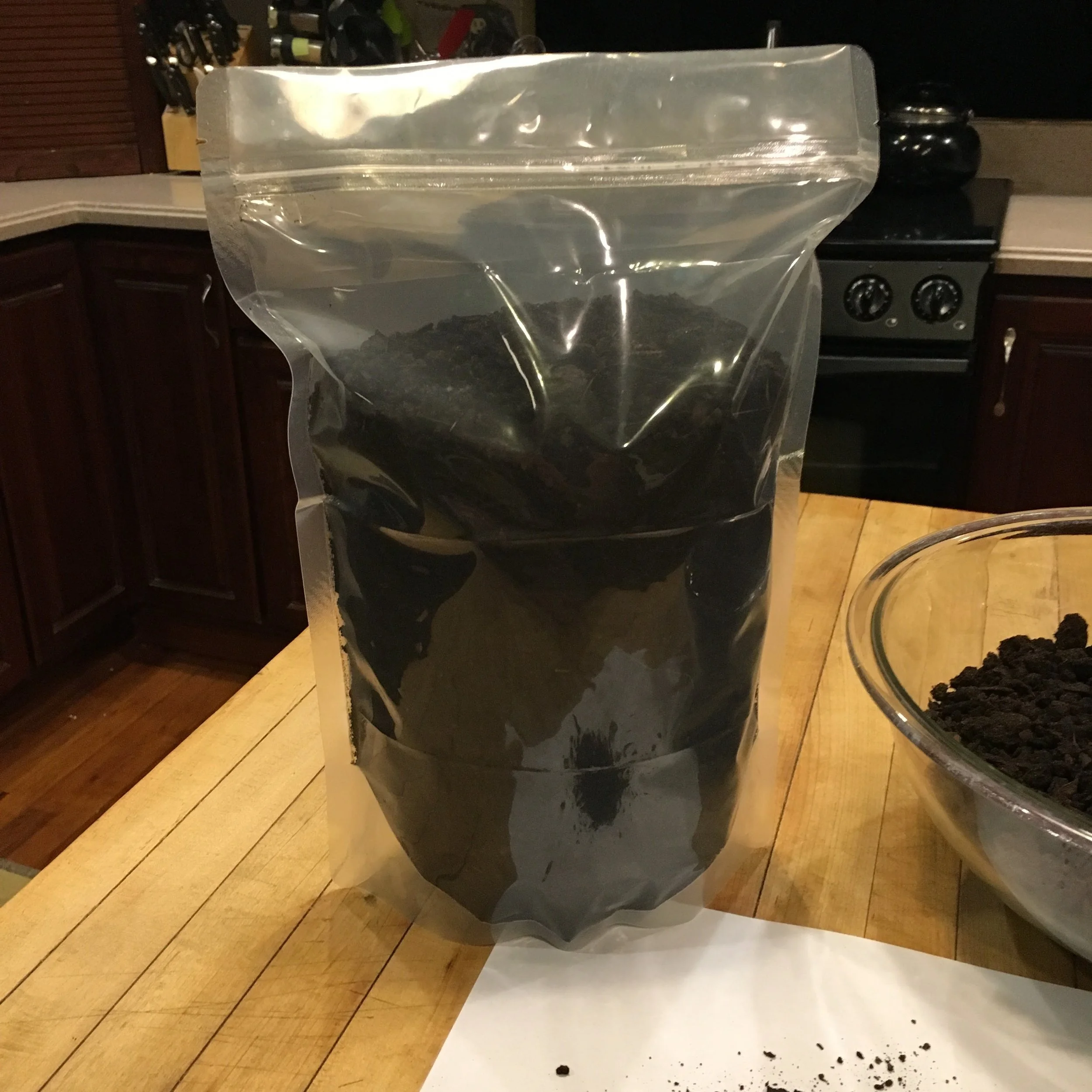 MAIL ORDER: Food Scrap-Based Compost - 1/8 cu ft. bag (~5 lbs.) tax & shipping included