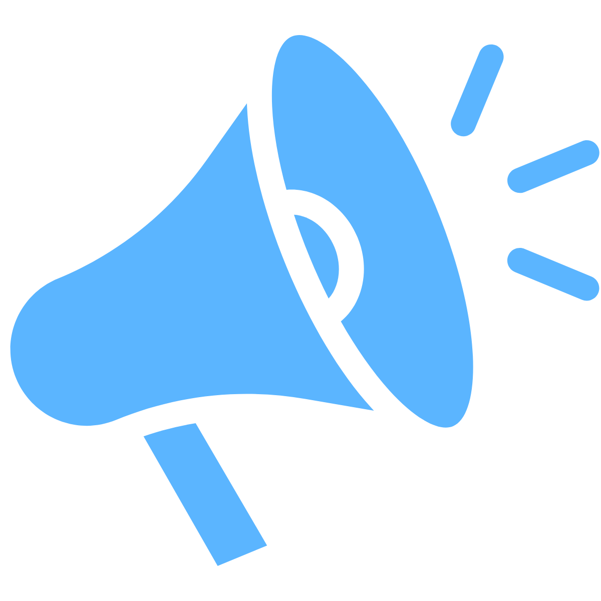An icon of a megaphone.