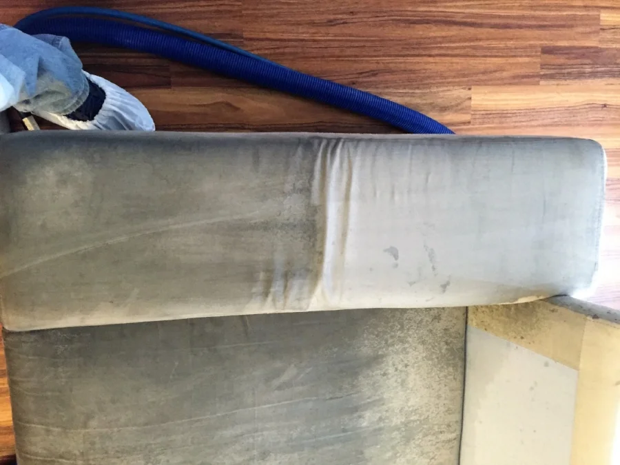 Upholstery Cleaning During Process