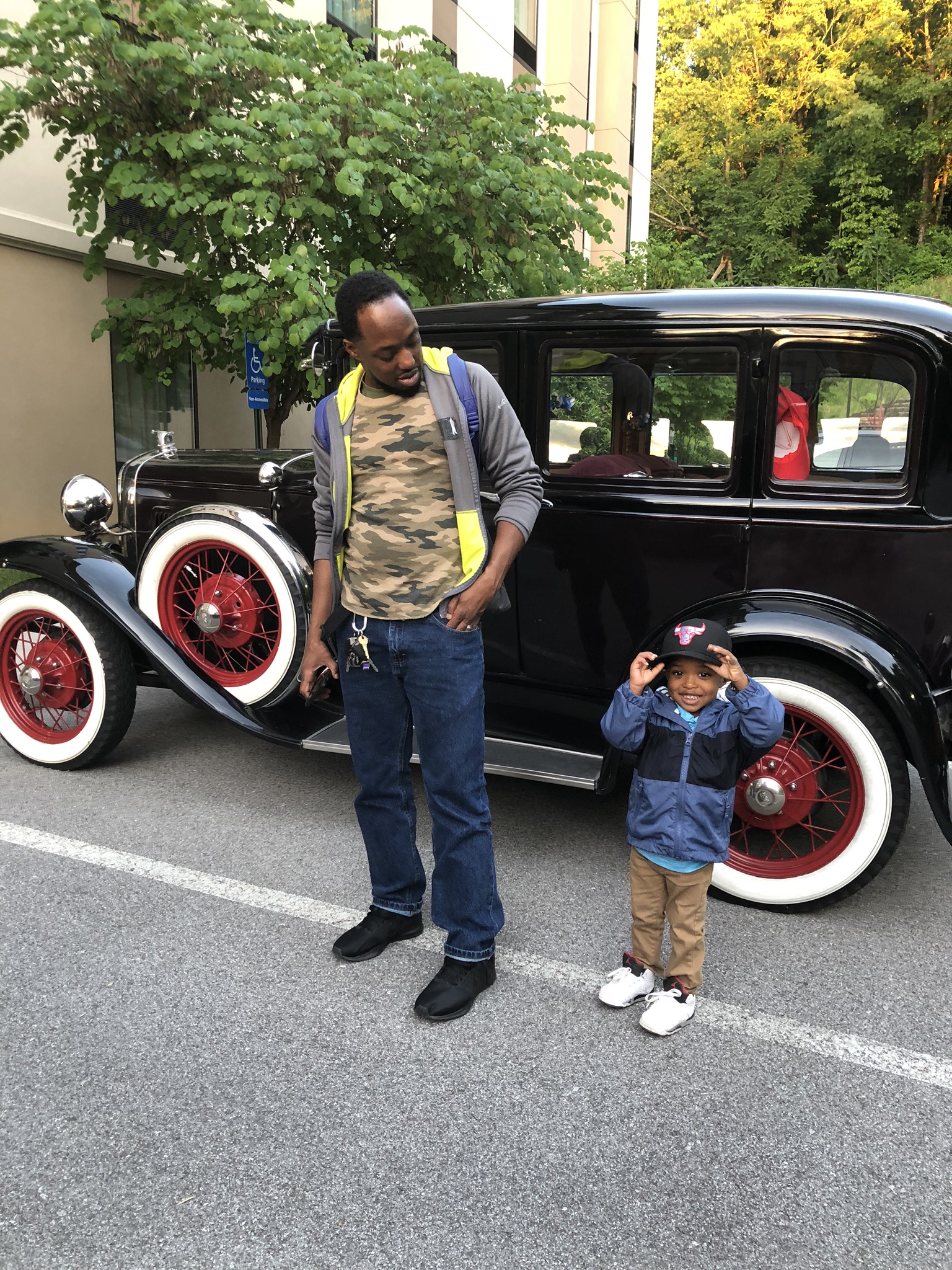  and found some vintage cars that the boys loved. 