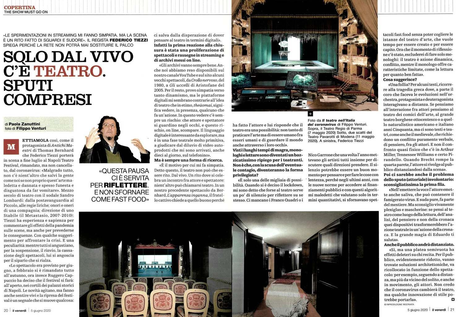  “Forbidden Places” has been published on Il Venerdì di Repubblica 