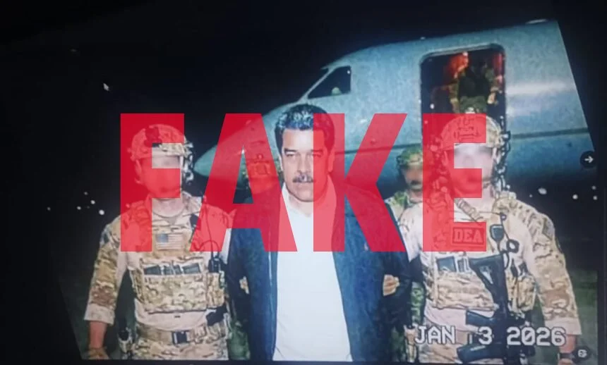La fotografia fake dell'arresto di Nicolas Maduro