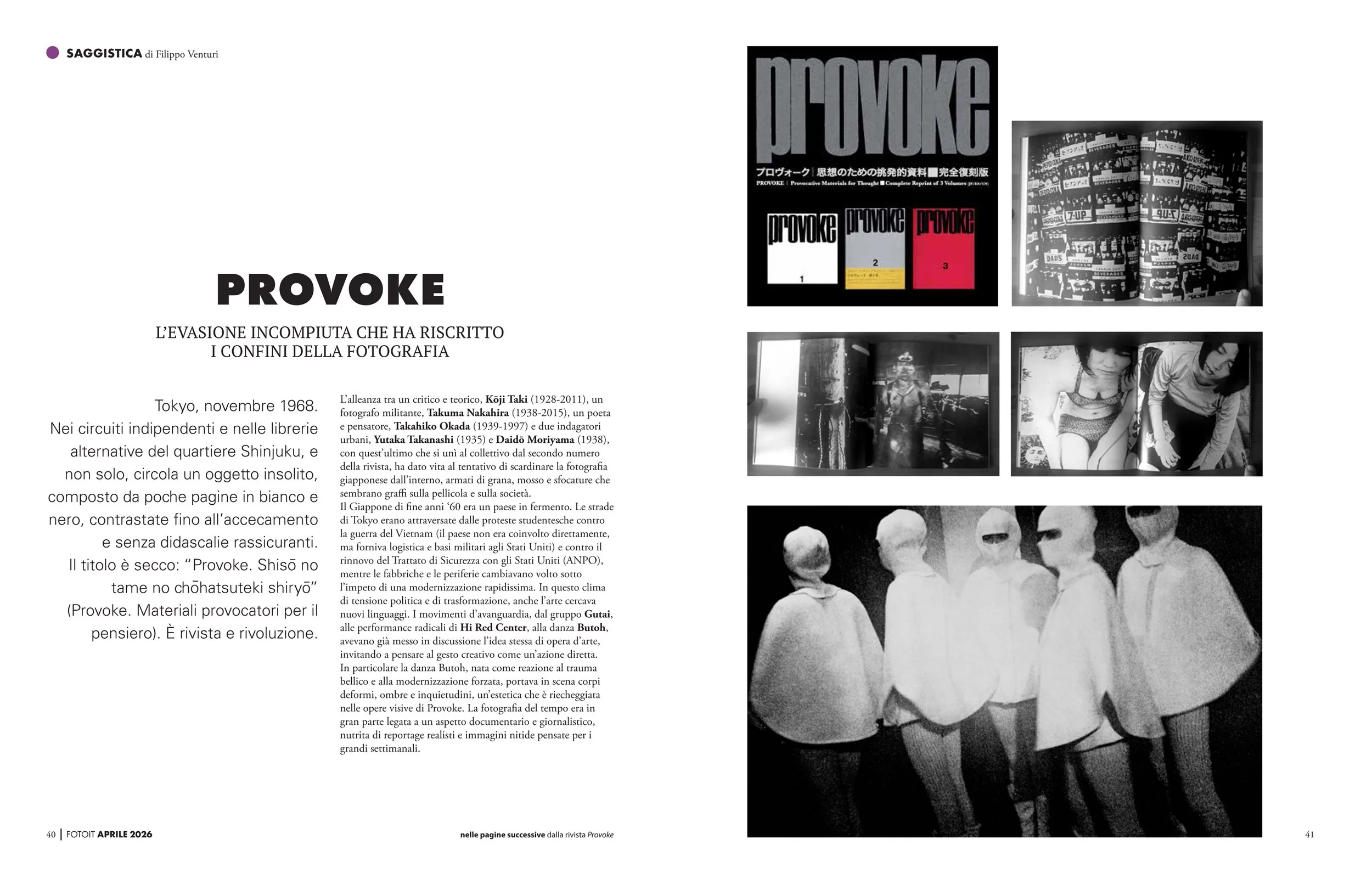 Articolo su Provoke su FotoIT