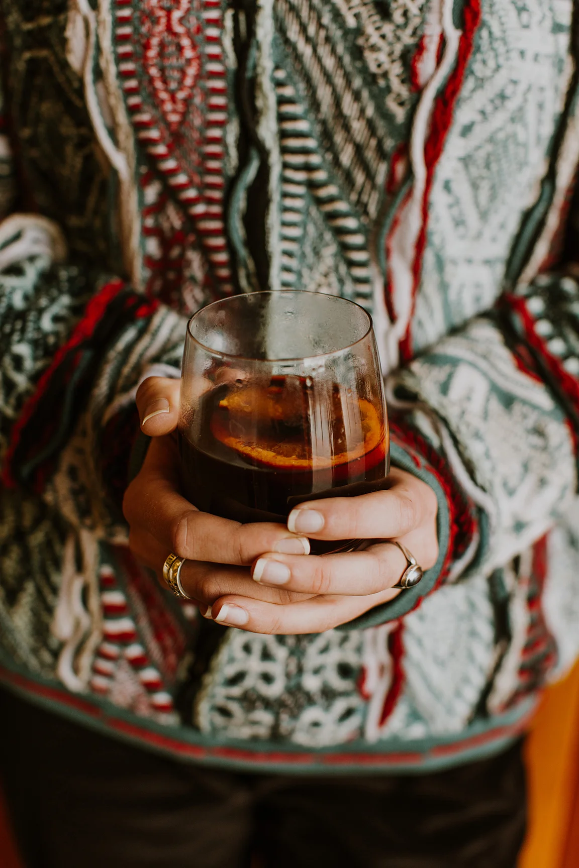 Warm up with a mulled wine at Small's Bar!