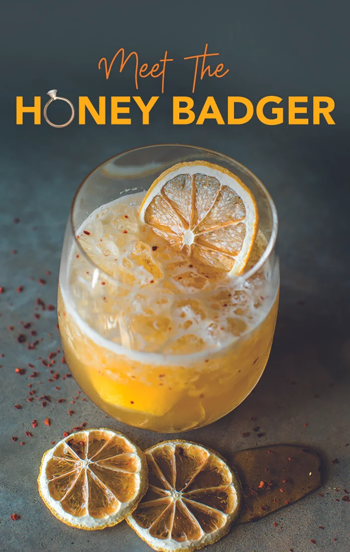 Introducing our newest cocktail... The Honey Badger!