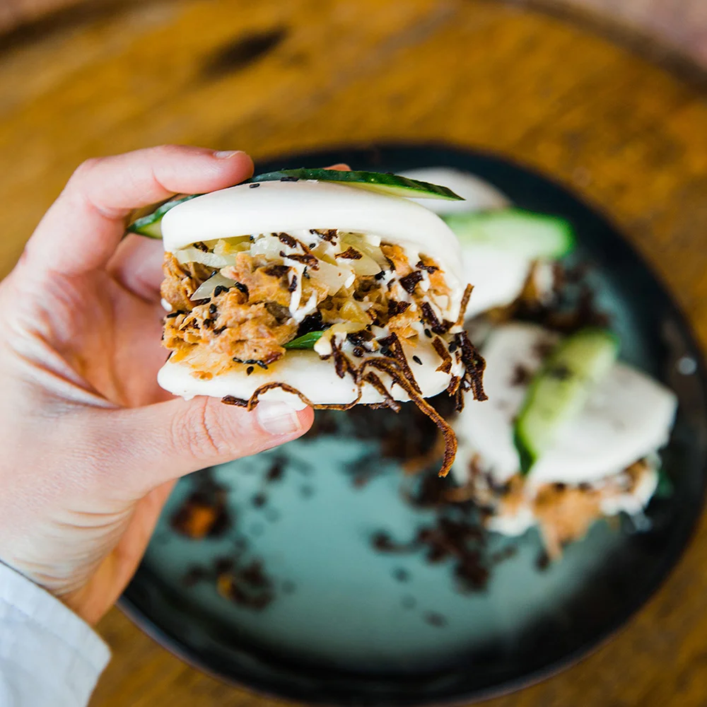 NEW ON THE MENU - Pulled pork bao buns