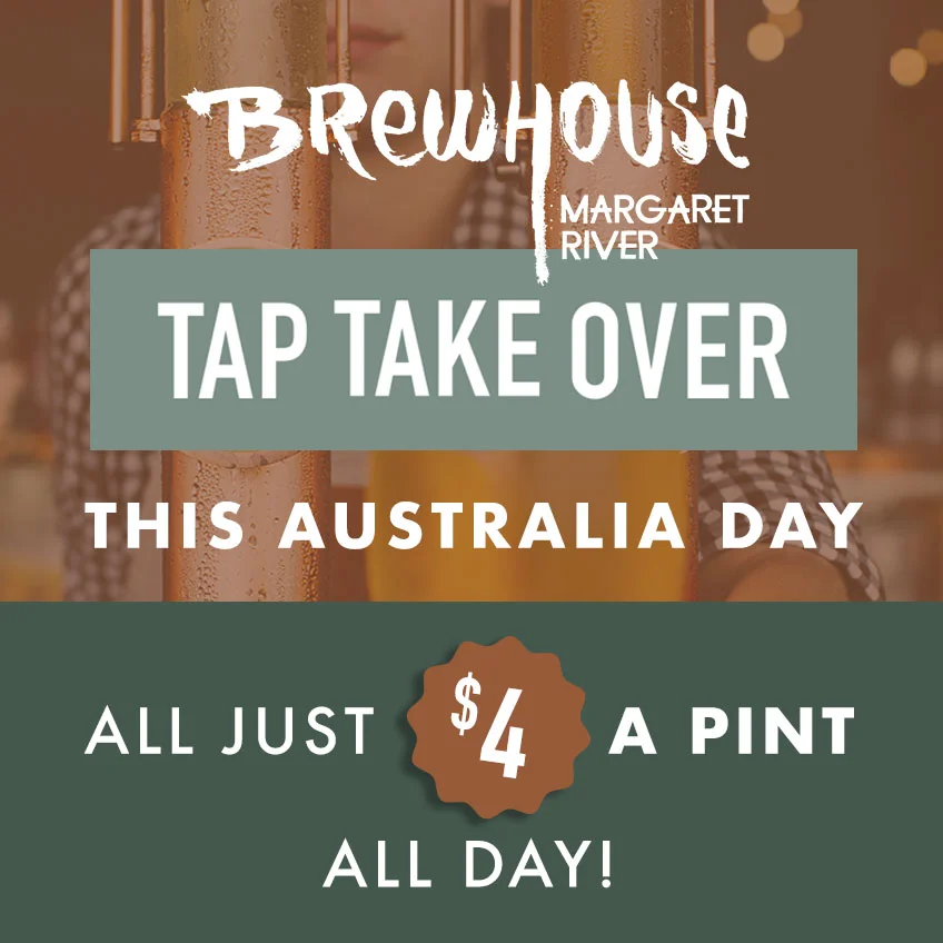 Brewhouse Tap Take Over - this Australia Day!