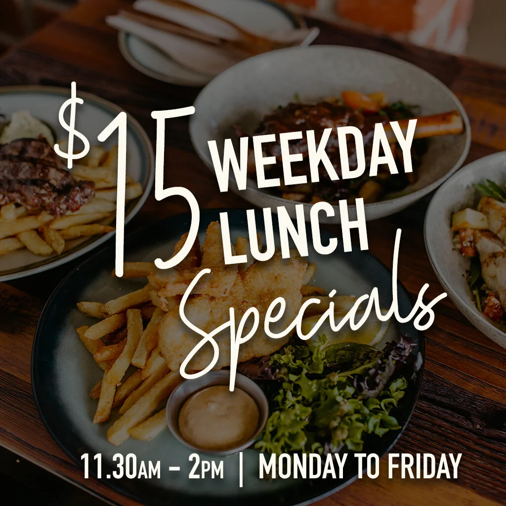 $15 Weekday Lunch Specials
