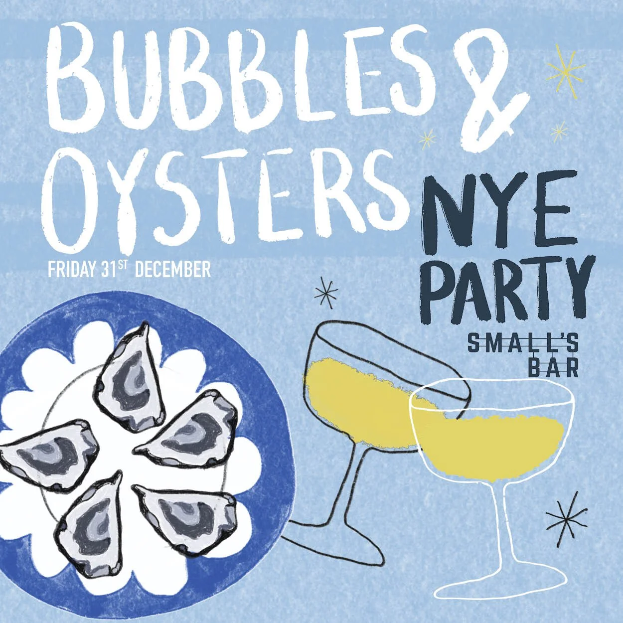 Bubbles &amp; Oysters NYE Party