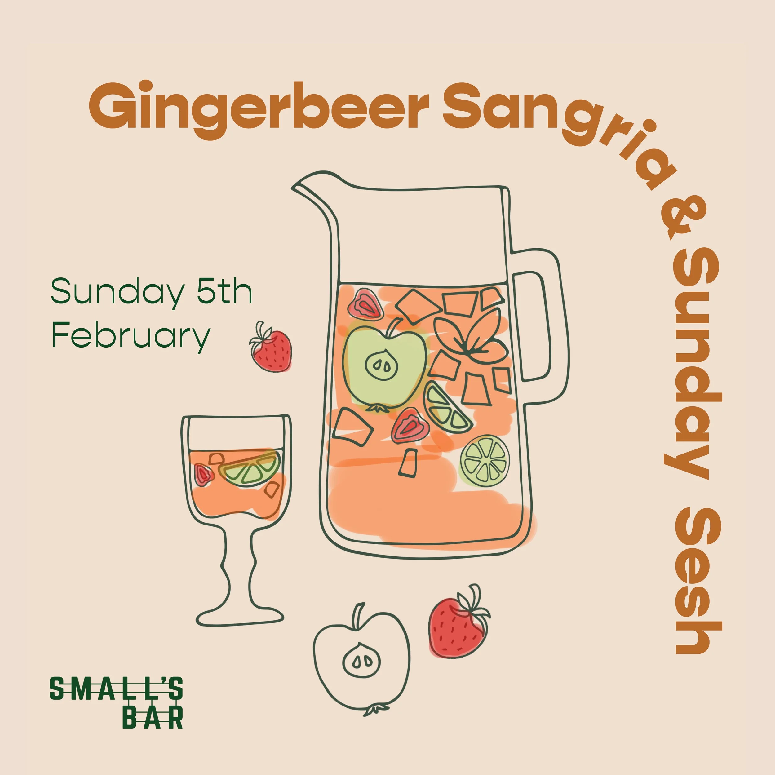 Gingerbeer Sangria and Sunday Sesh