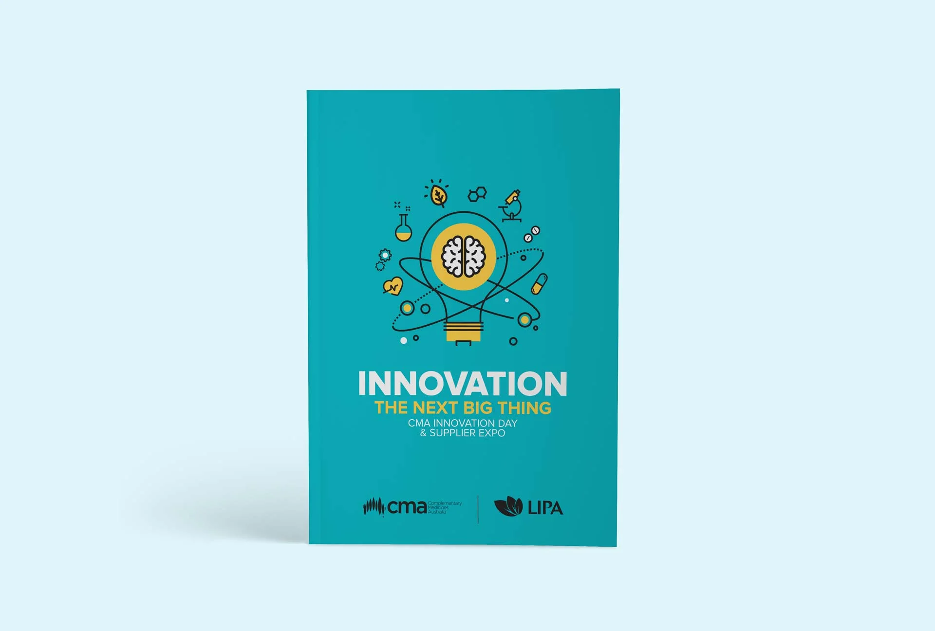 Event branding design - CMA booklet