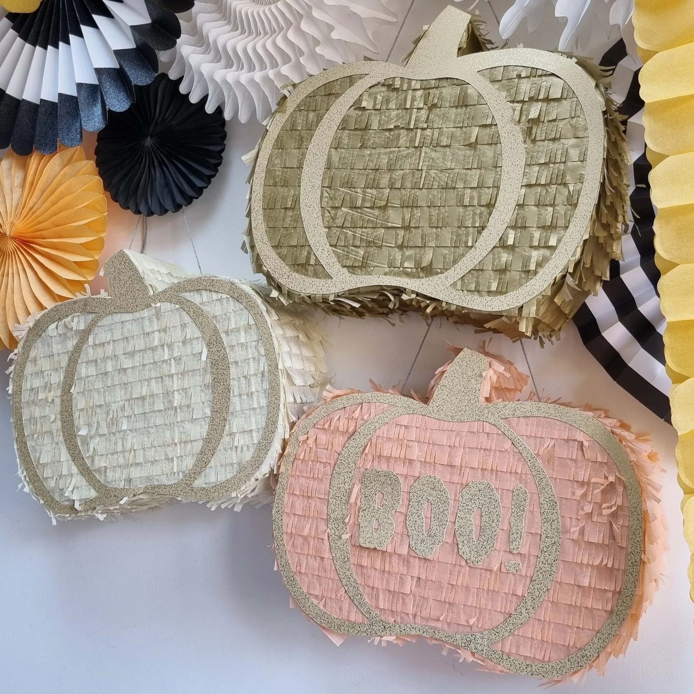 add your own message to these bespoke halloween pinatas by pinyatay
