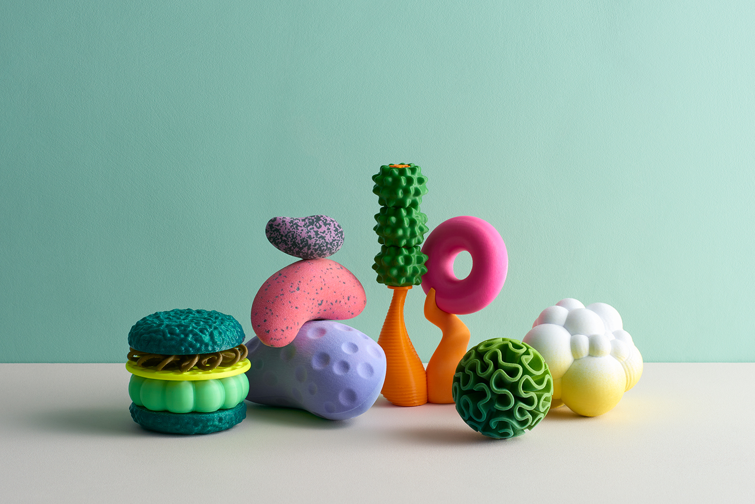 Collection of toys created for PlayFood