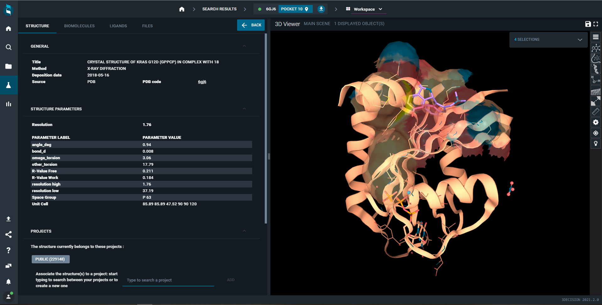 RAS Protein of the month Jun 2021 — Discngine 3decision