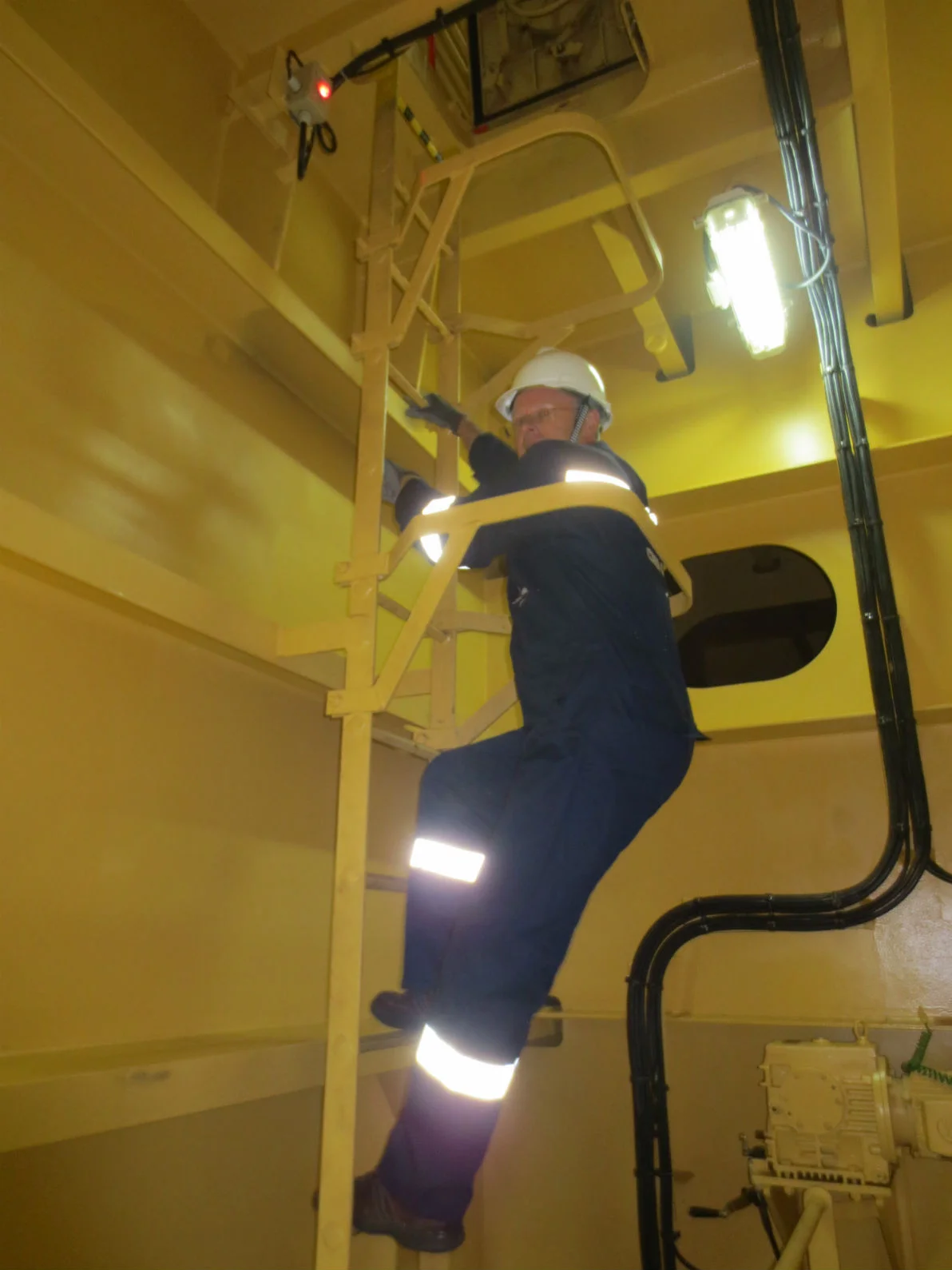 Inside the cargo holds