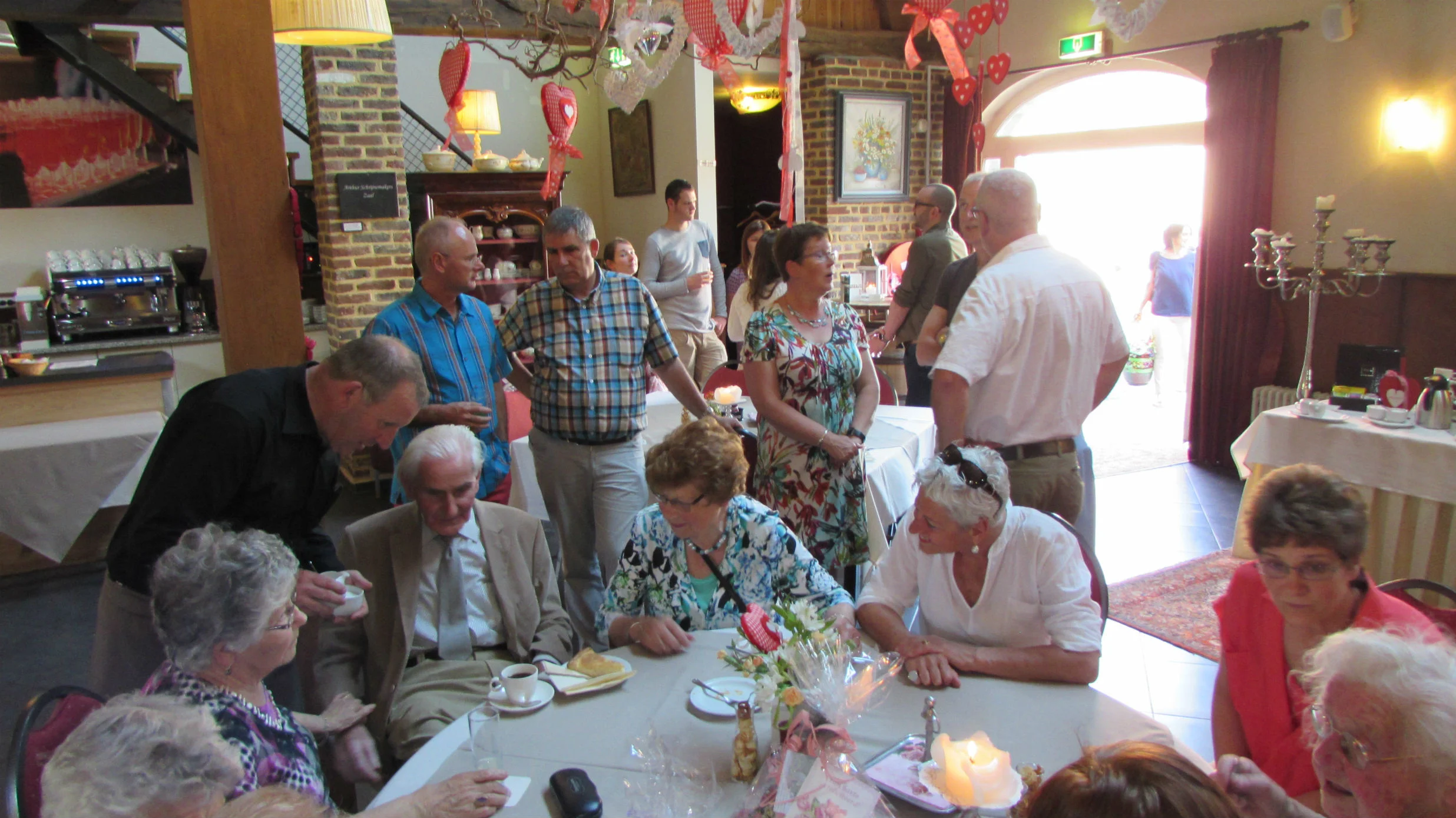 Celebrating with aunts, uncles and cousins